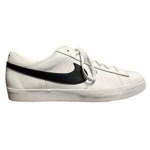 Nike Match Supreme White Black Leather Fashion Sneaker Shoes Mens 13 6316560-101